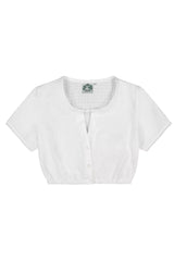 Kinder-Dirndlbluse ROSI (Kurzarm) - 00/weiß