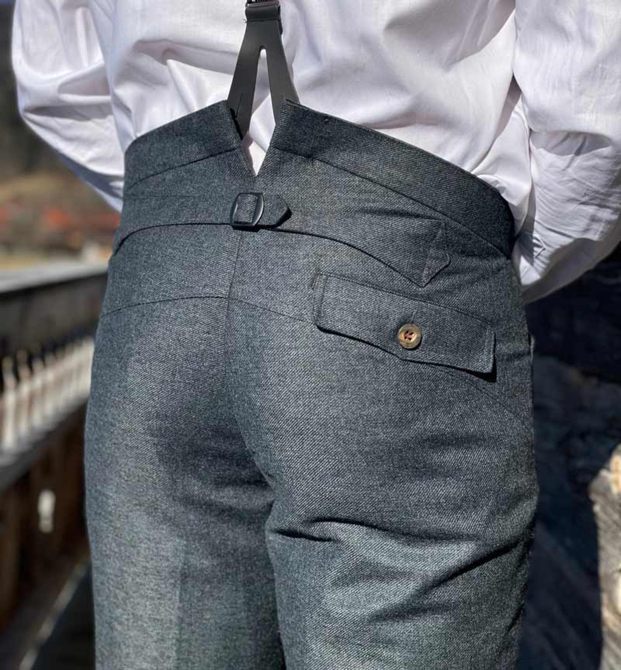 Hose ZÜRS hochgeschn. - 013/grau