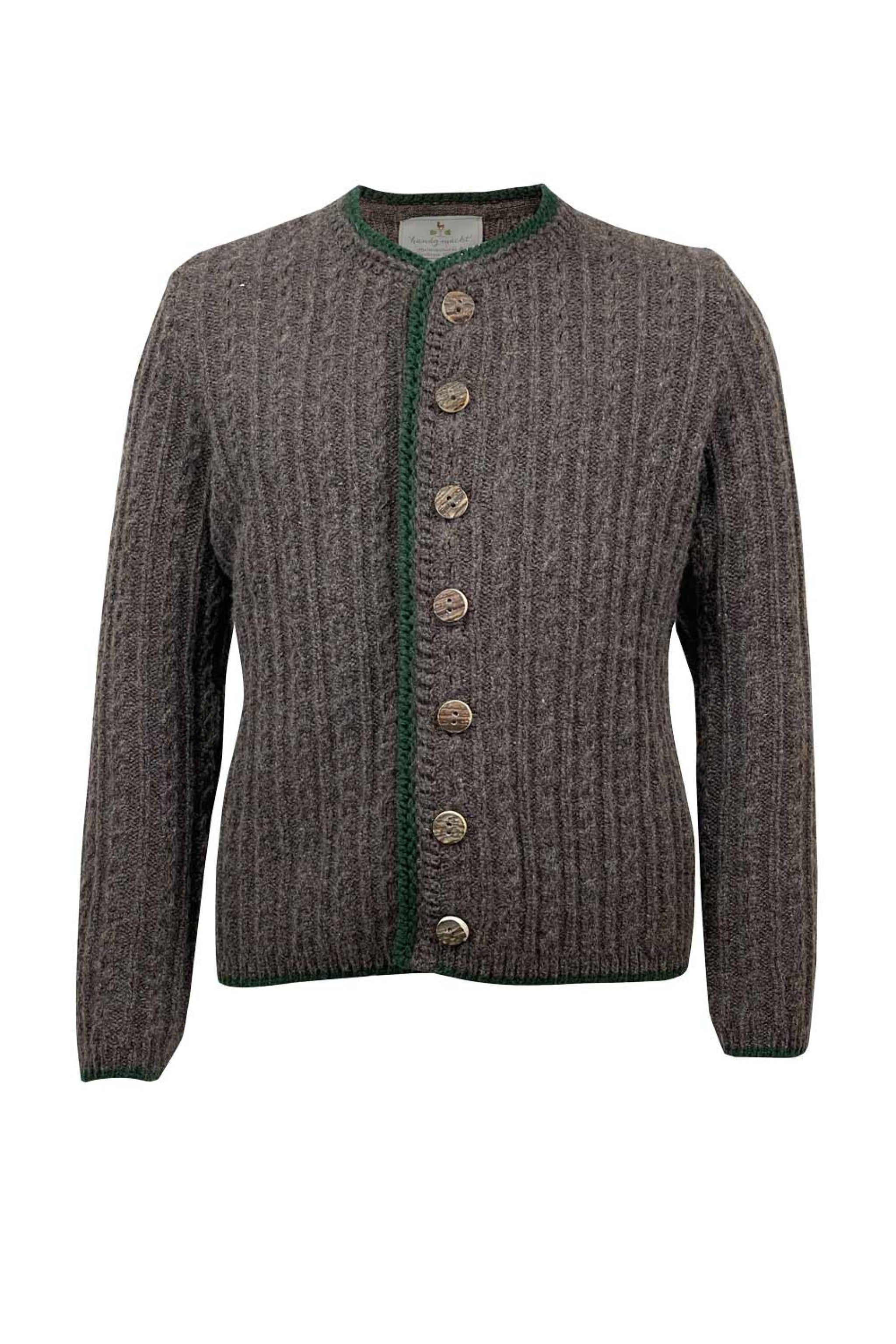 Kinder-Strickjacke HEIKO - 3330/3161/erde/conifer