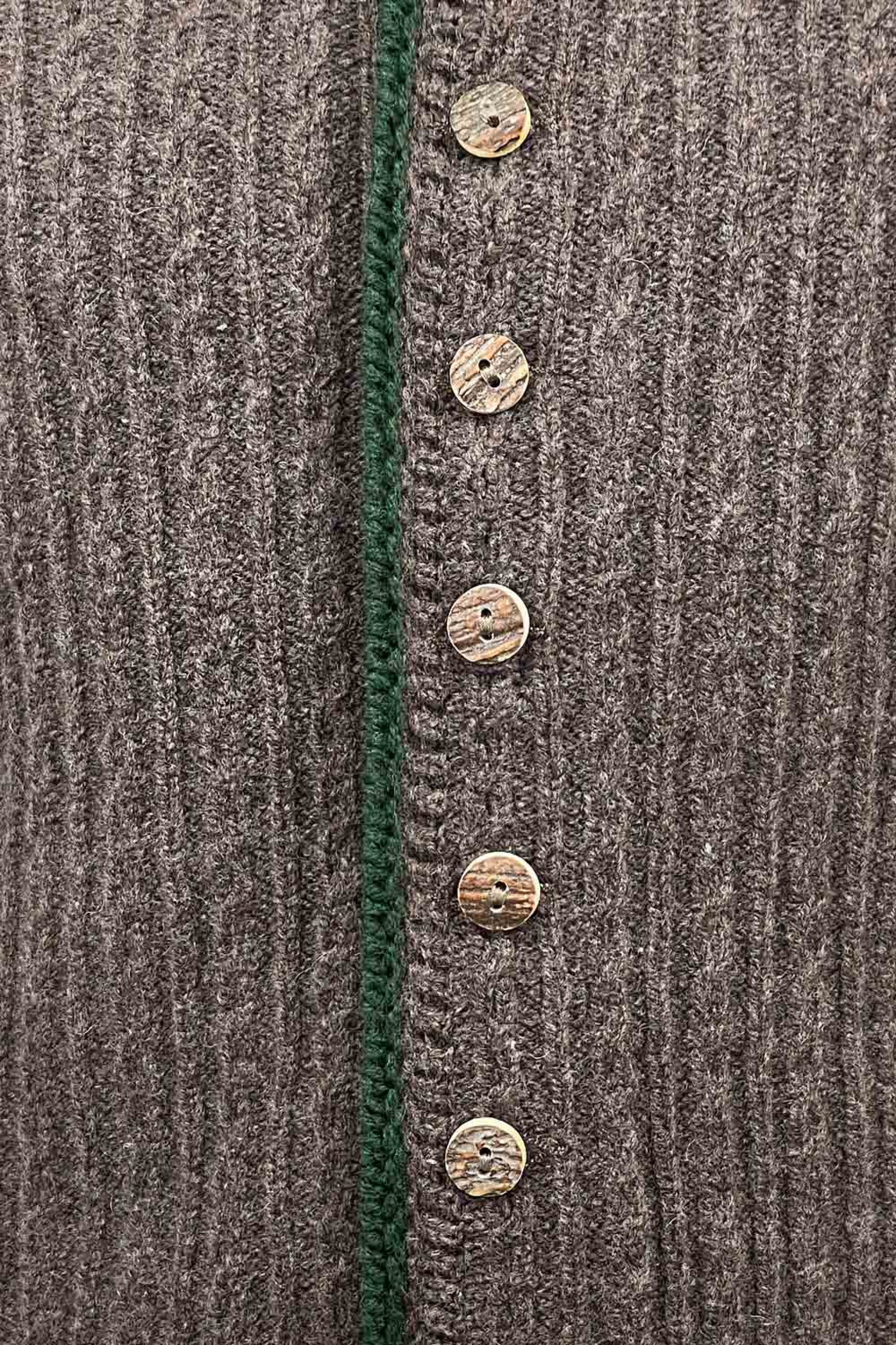 Kinder-Strickjacke HEIKO - 3330/3161/erde/conifer