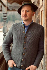 Herren-Strickjacke CASPAR lang