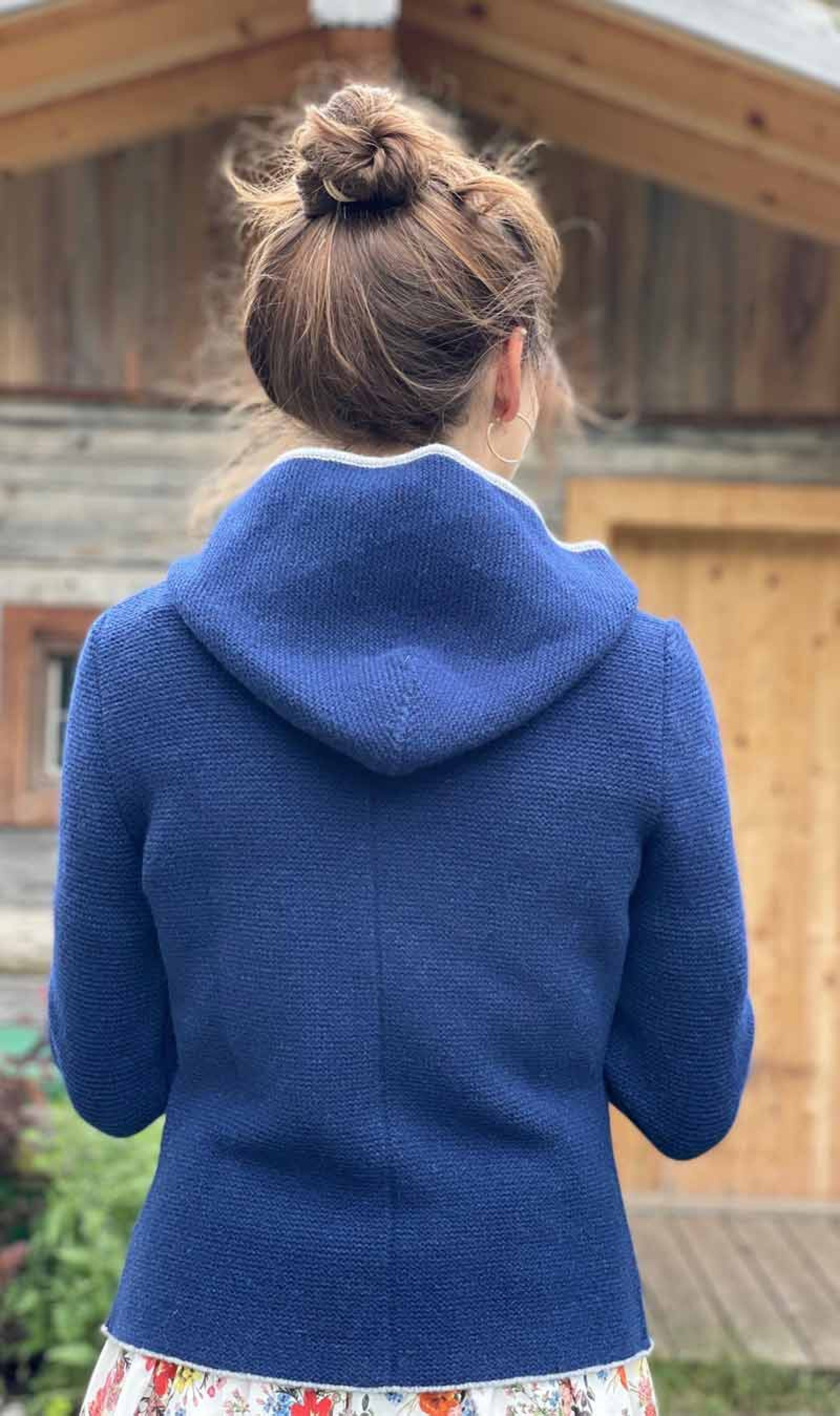 Damen-Kapuzenstrickjacke HACKERBERG m - 3524/3595/