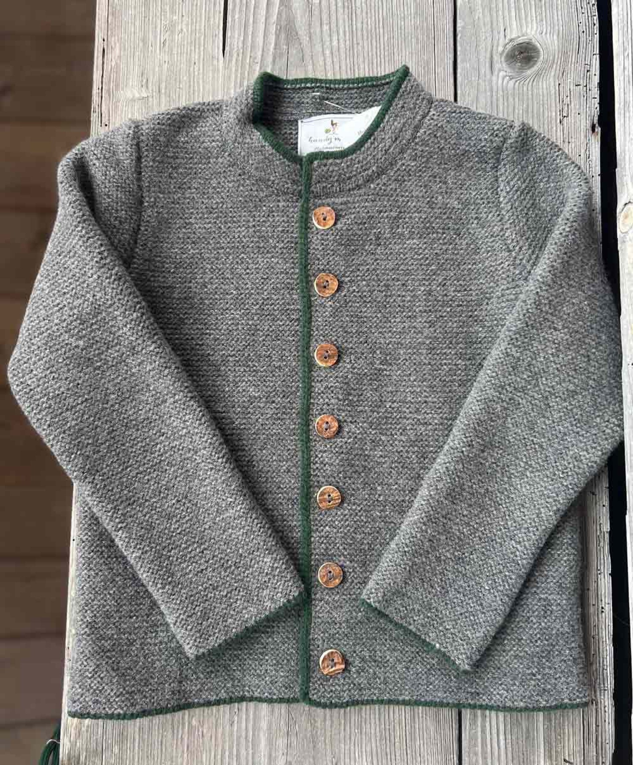 Kinder-Strickjacke FRANZI - 3535-3161/schiefer/con