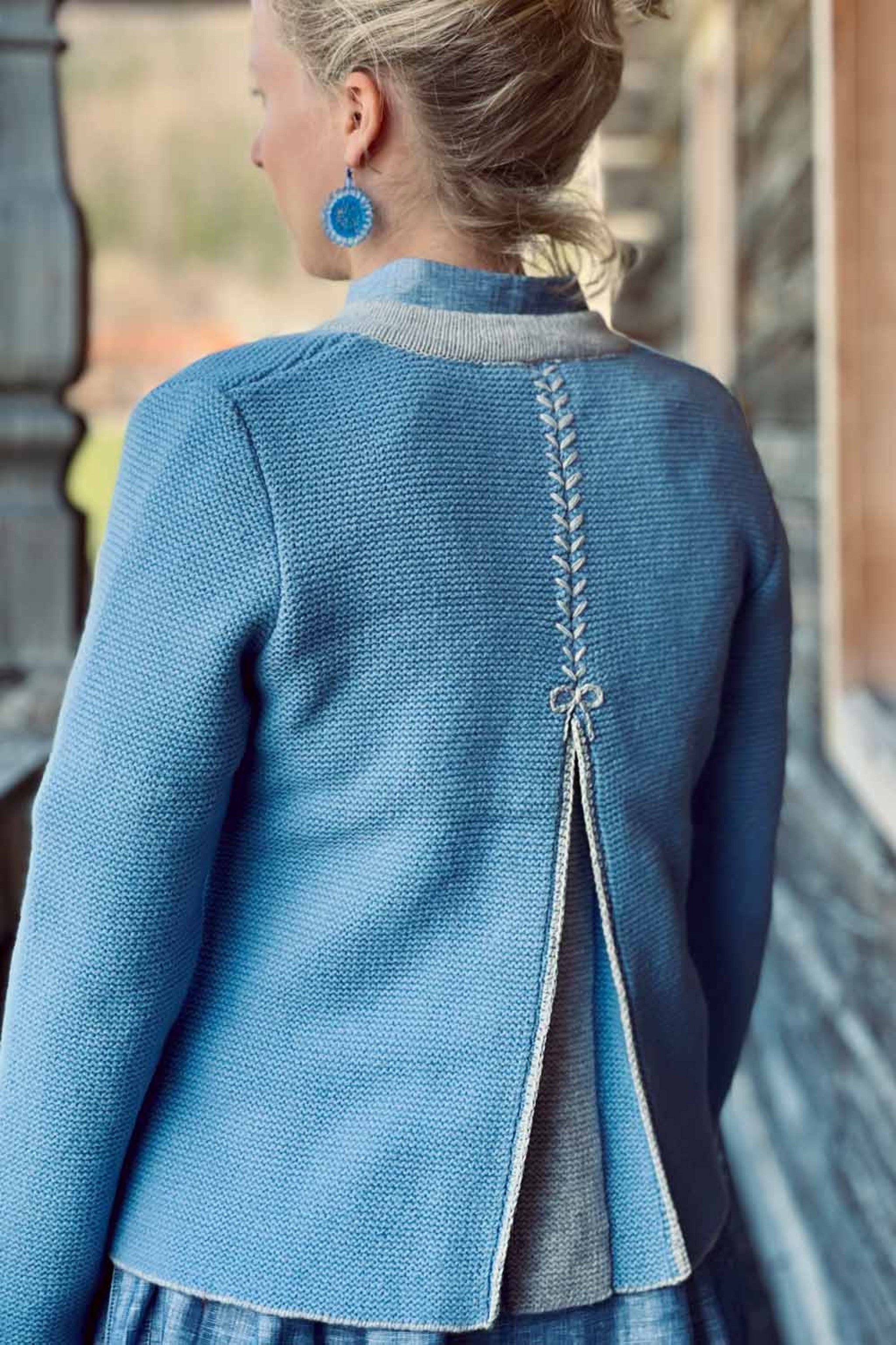 Damen-Strickjacke ASCHAU - 3190/3595/35/arktis-neb