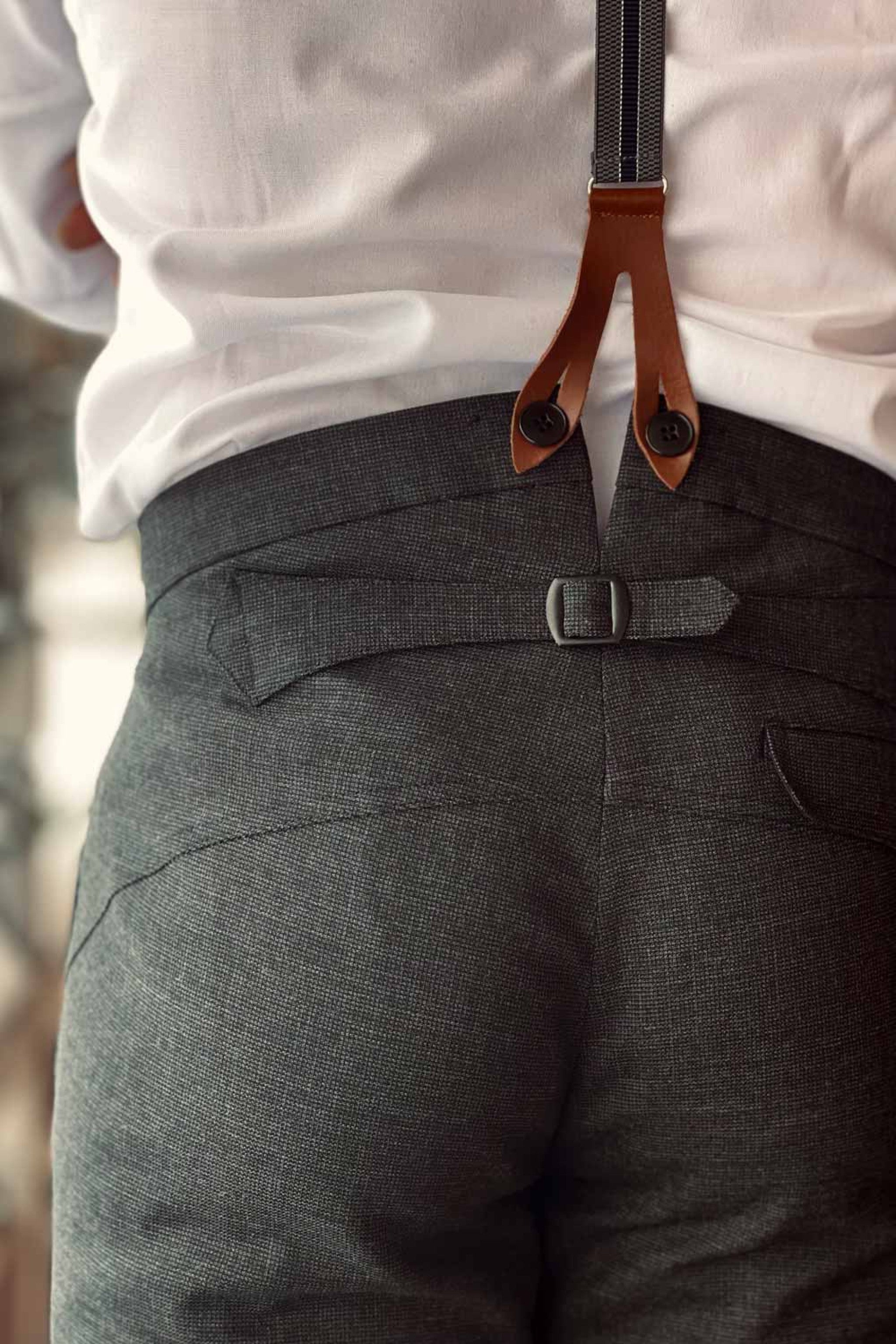 Hose ZÜRS hochgeschnitten uni - 014/anthrazit