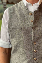 Weste SPITZING - 033/graubeige