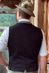 Weste SPITZING - 033/graubeige