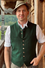 Weste SPITZING (Loden) - 024/grün