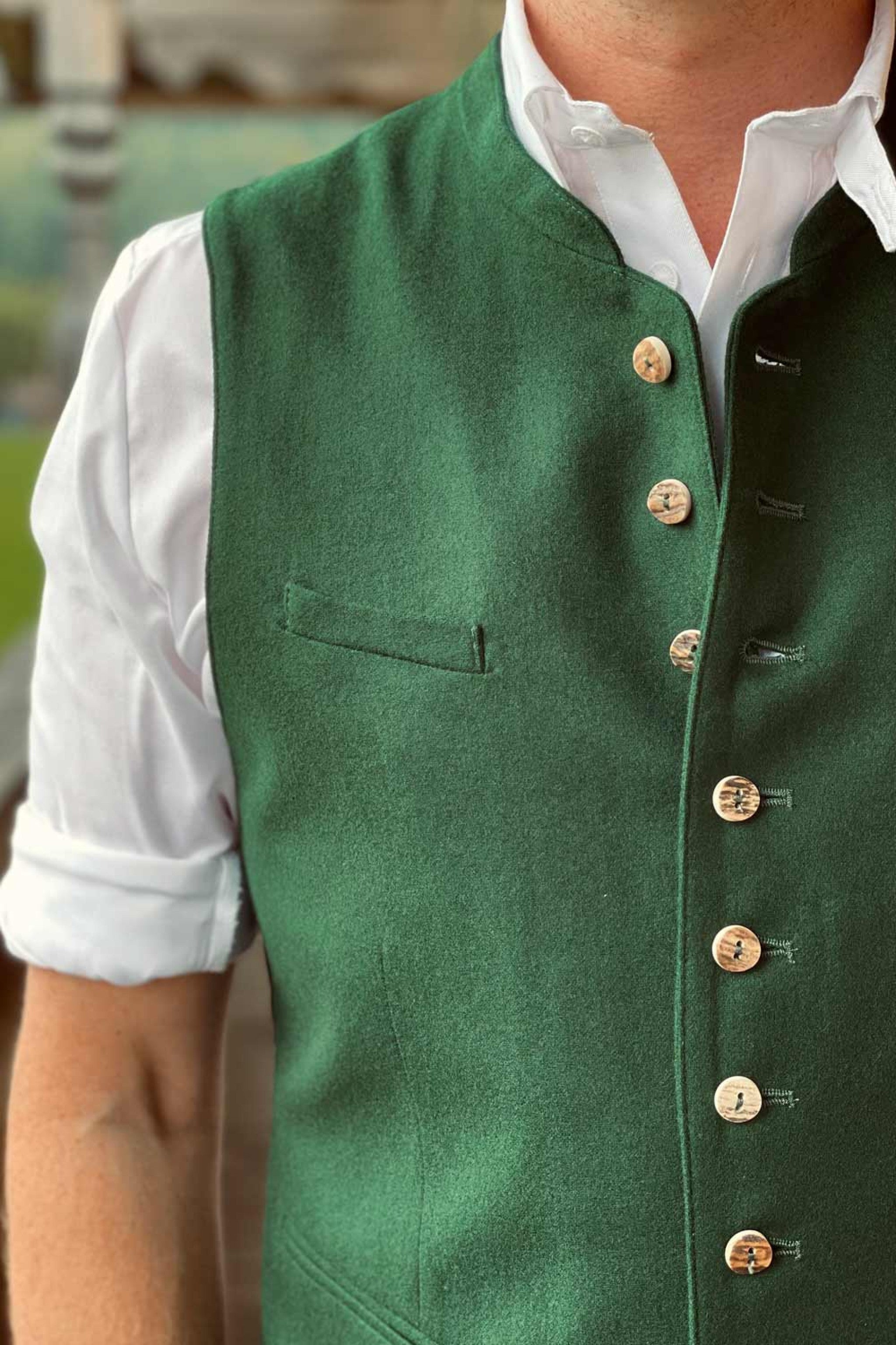 Weste SPITZING (Loden) - 024/grün