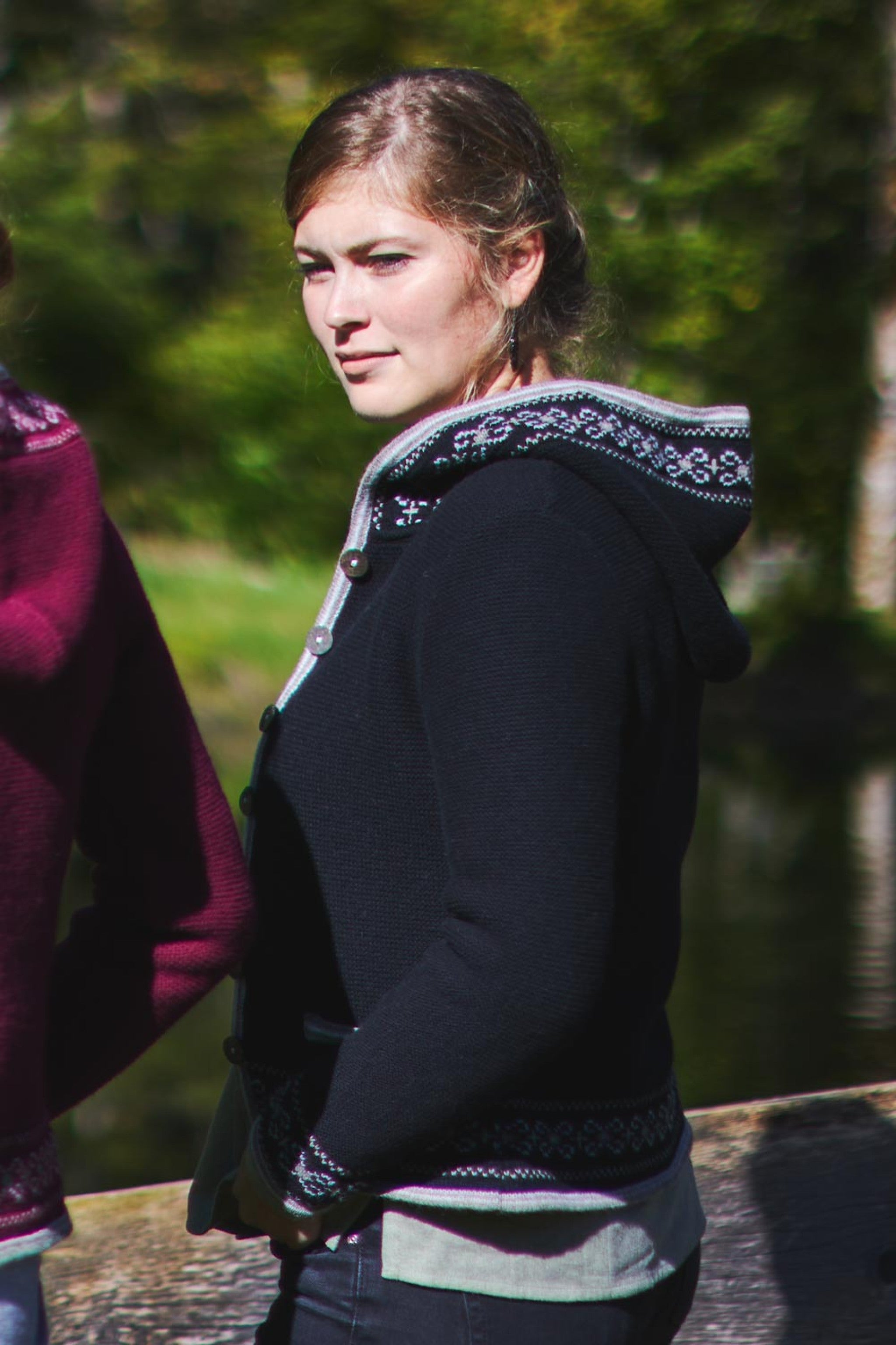 Damen-Kapuzenstrickjacke KERNDL