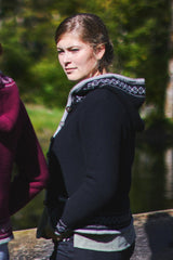 Damen-Kapuzenstrickjacke KERNDL
