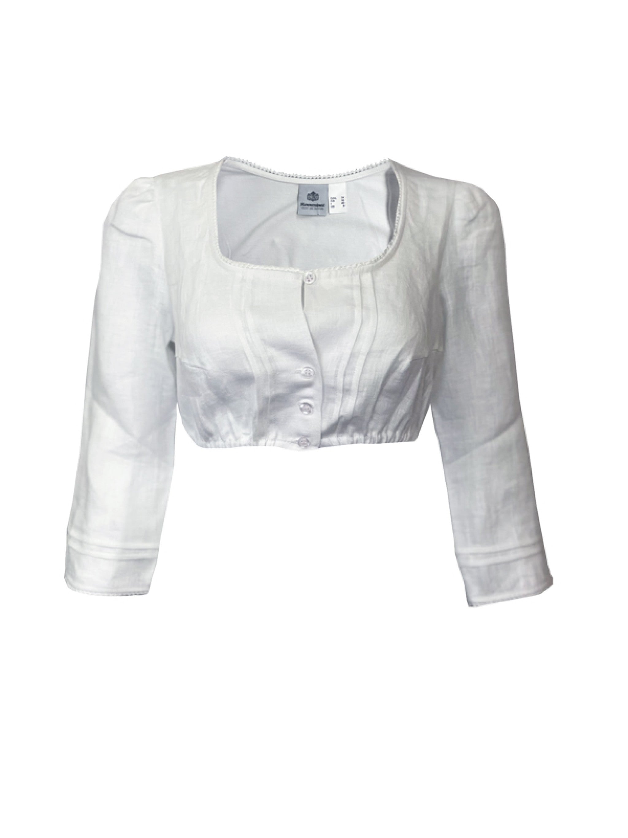 Dirndlbluse CHRISTA (3/4-Arm) - 00/weiß