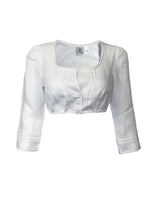 Dirndlbluse CHRISTA (3/4-Arm) - 00/weiß