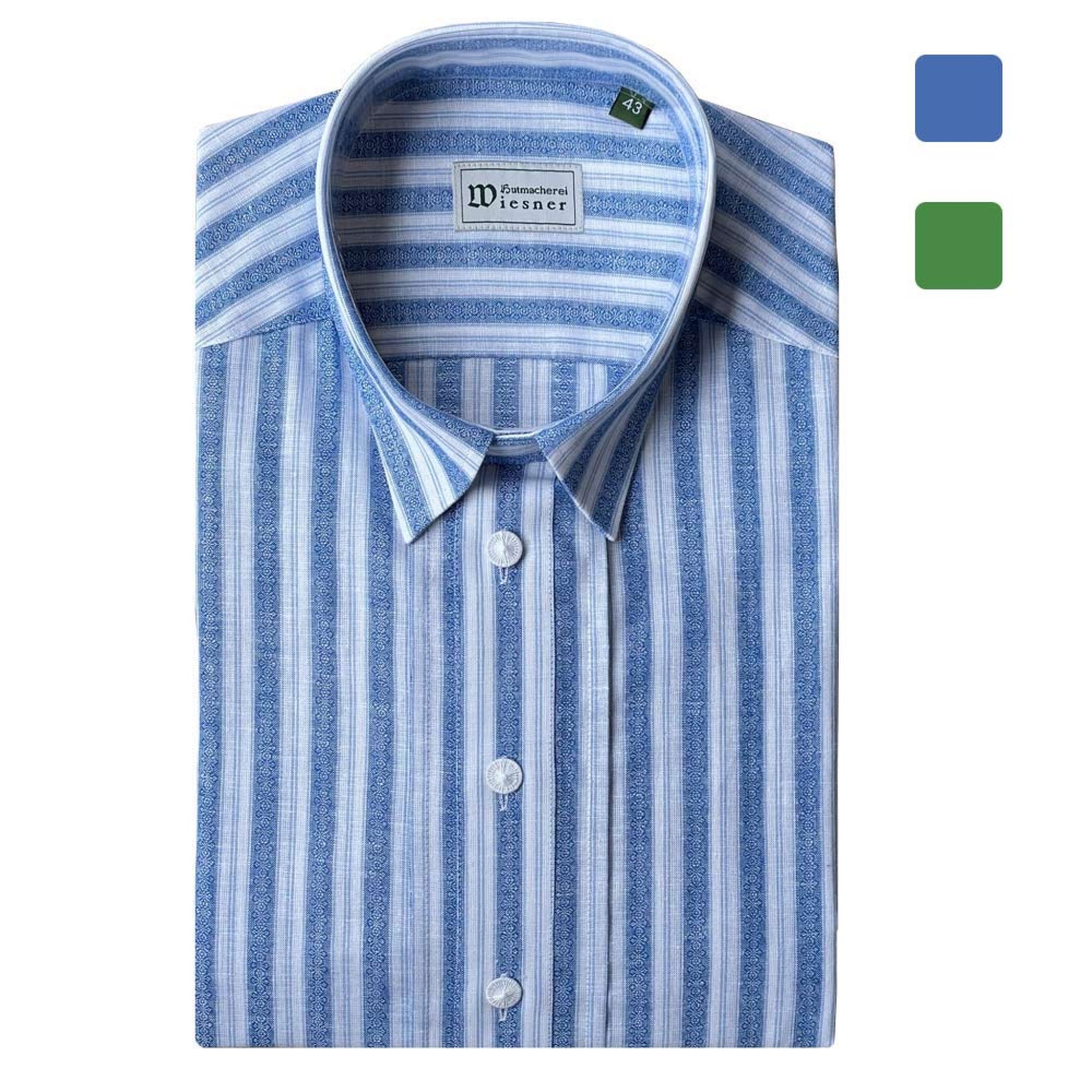 He-Pfoad LK floral gestreift - 23/blau