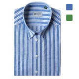 He-Pfoad LK floral gestreift - 23/blau