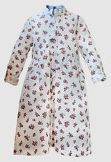 Kinderkleid KATINKA - 148/weiß/rot