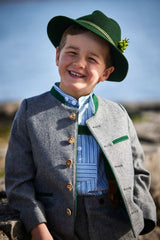 Kinder-Joppe mit Riegel - 51/braun