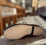 Buama-Haferlschuhe mit grünen Bändern - 180/Classi