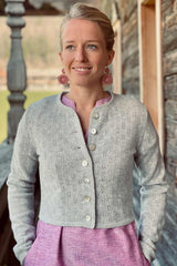 Damen-Strickjacke HABER mit Lochmuste