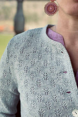 Damen-Strickjacke HABER mit Lochmuste