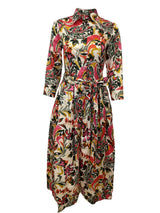 Kleid MIKA (85cm) - 05/weiß-rosa-grün