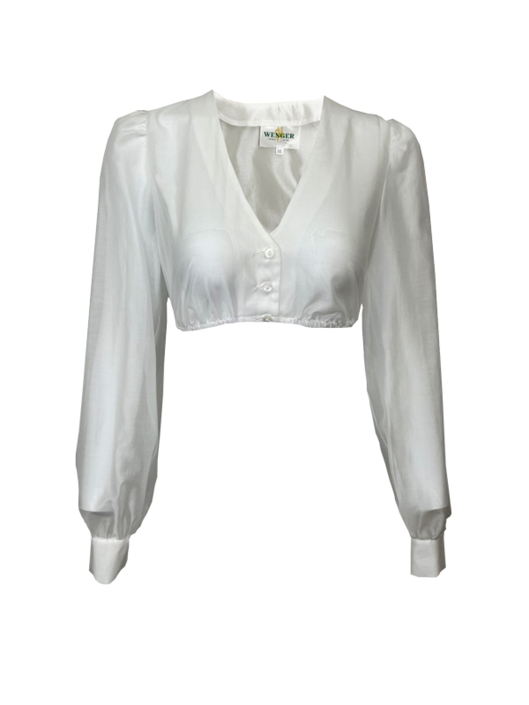 Dirndlbluse JIL Langarm - 01/ecru