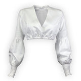 Dirndlbluse GIOLEA - 101/weiß/weiß