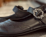 Dirndlschuh mit Thunitsohle - 104/schwarz
