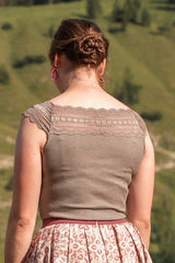 Ärmelloses T-Shirt - 821/brown melange
