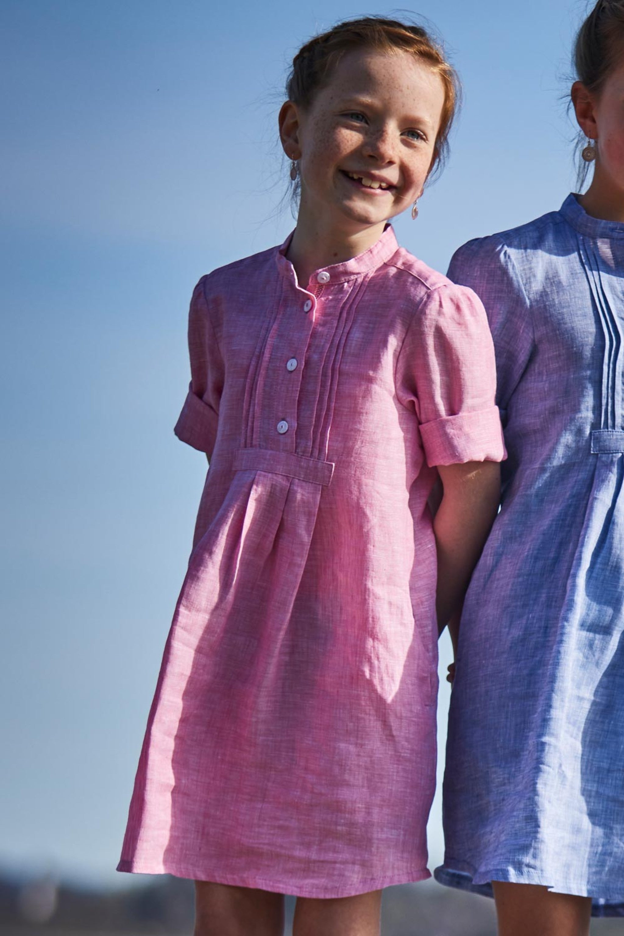 Kinderkleid KATHI - 14/himmel