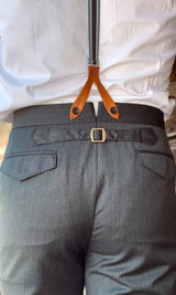 Hose MARKUS hochgschn. Streif - 210/grau