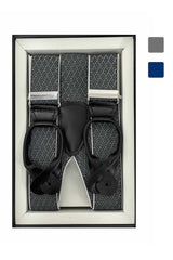 Hosenträger Stretch 36mm mit Rollzug - 06/Leder 12