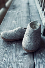 MAKALU Hausschuhe/ Wool slipper w.sue - 004/light