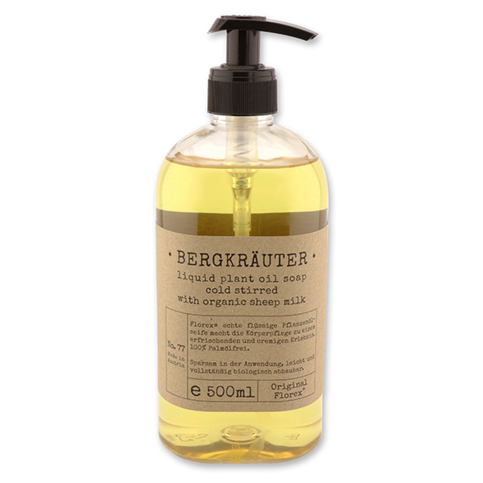 Flüssigseife BERGKRÄUTER 500ml