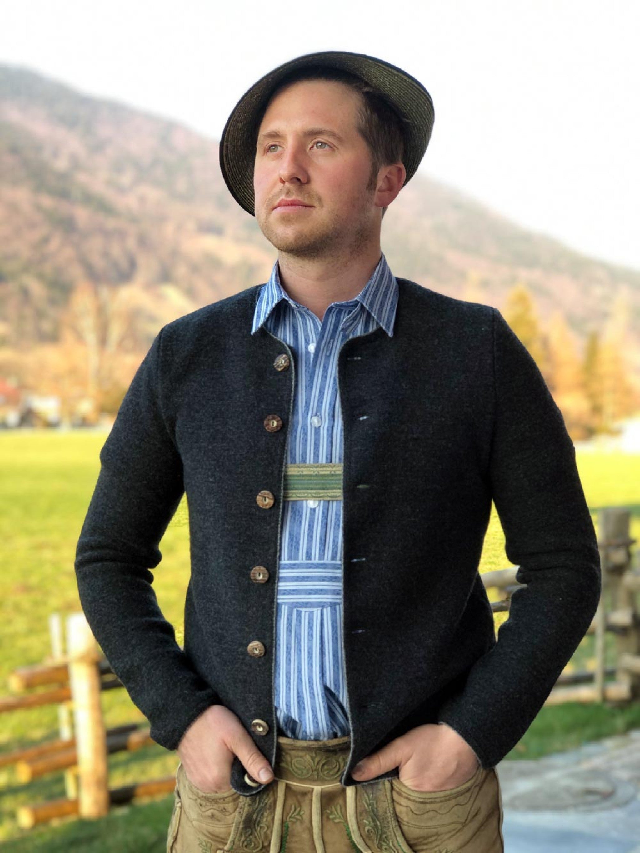 Strickjacke LARS - 900/anthrazit