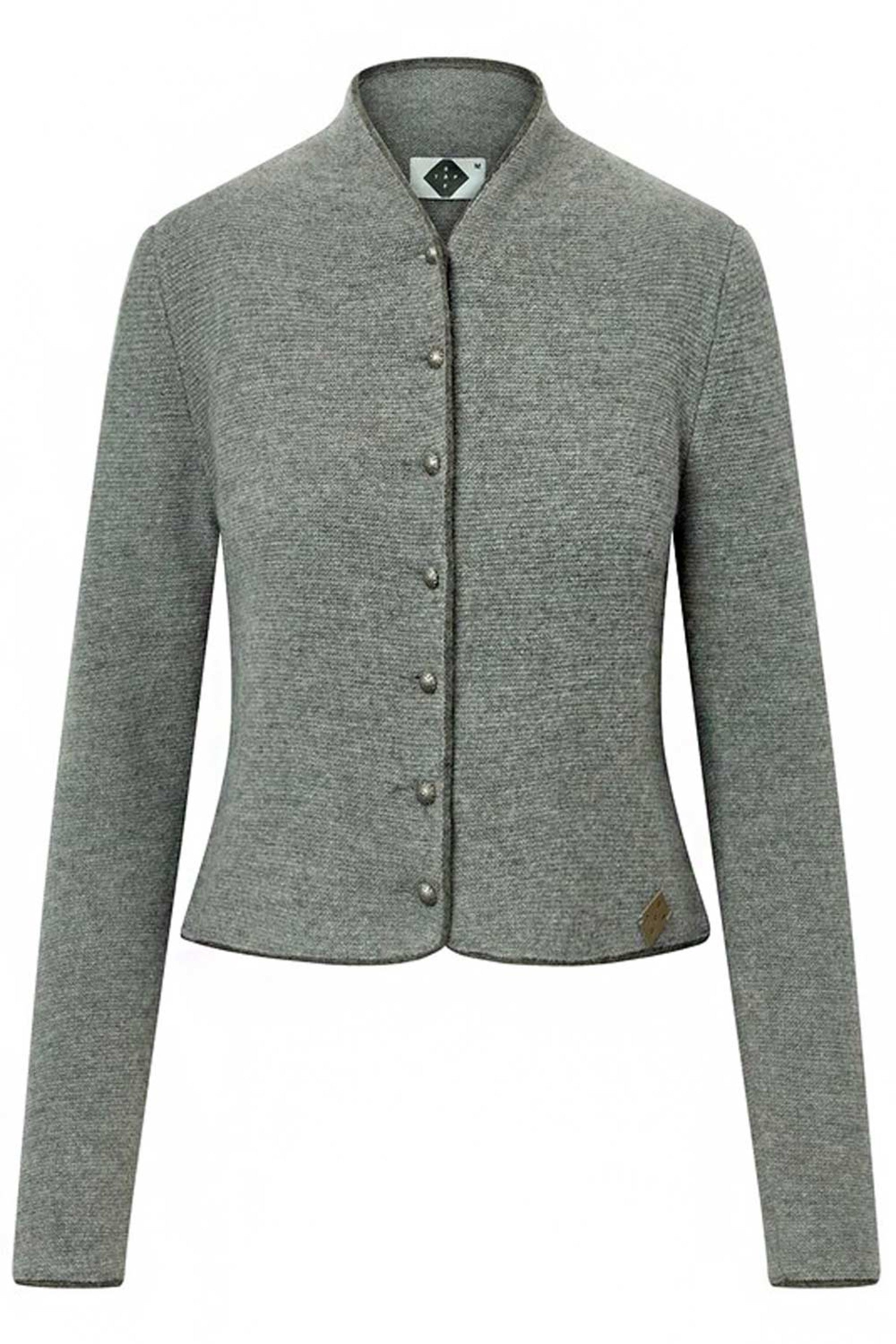 Strickjacke DORIKA mit dunkelgrauem E - 816/lero