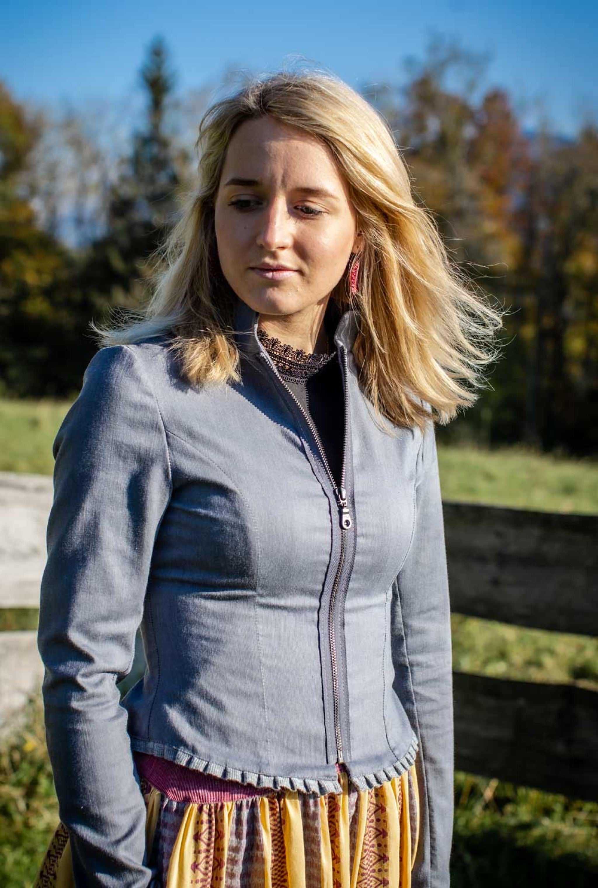 BellaSusi Jacke SUSI - grau/grau