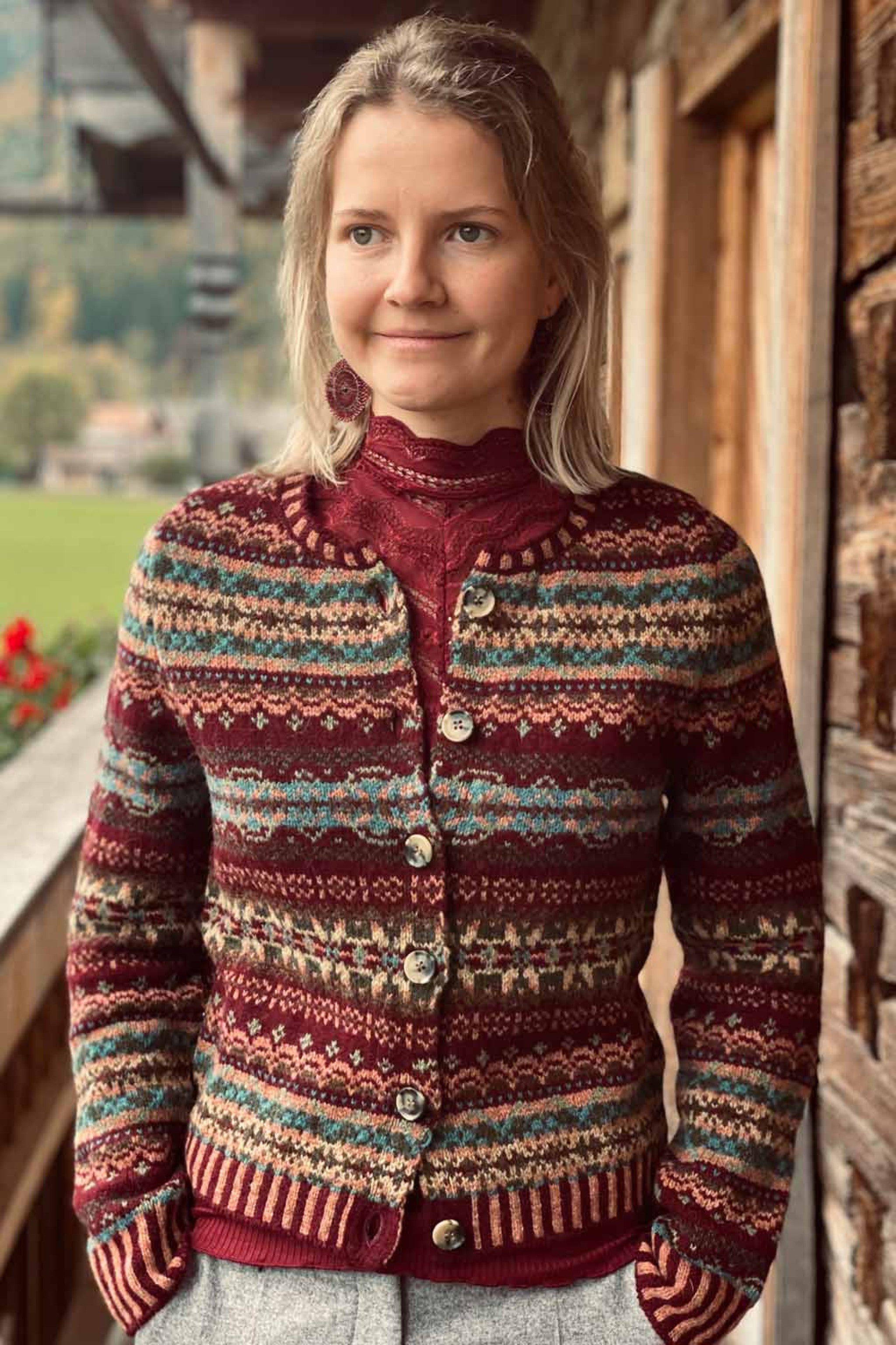 Westray Cardigan - aphrodite/aphrodite