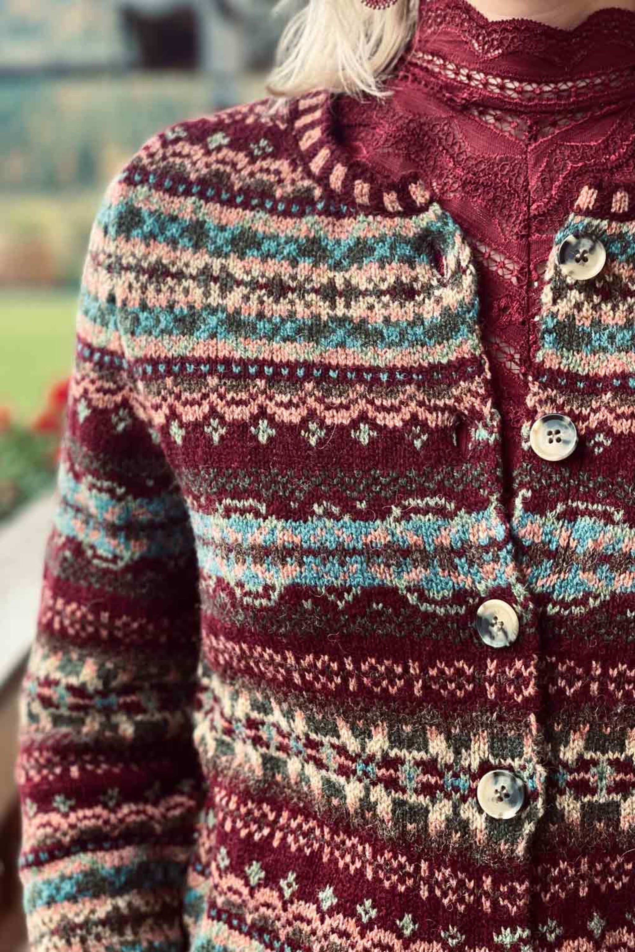 Westray Cardigan - aphrodite/aphrodite