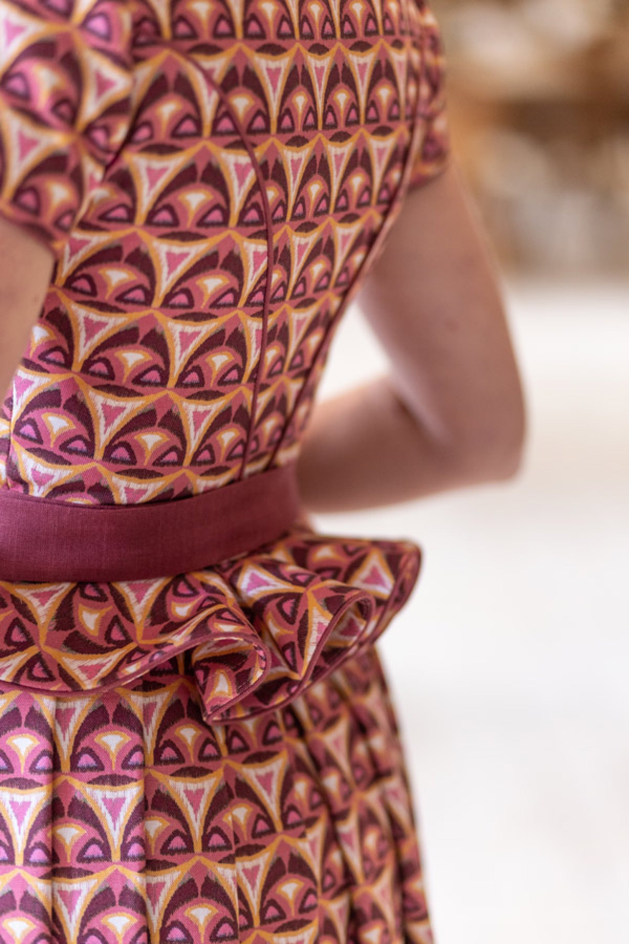 Handgmacht | Dirndlrock mit VINTAGE M - brombeere-