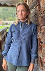 Damenpfoad Cord taubenblau - taubenblau/taubenblau