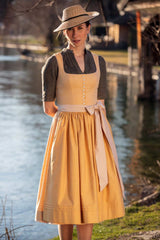 Dirndl Baumwolle gemustert