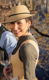 Dirndl Baumwolle gemustert
