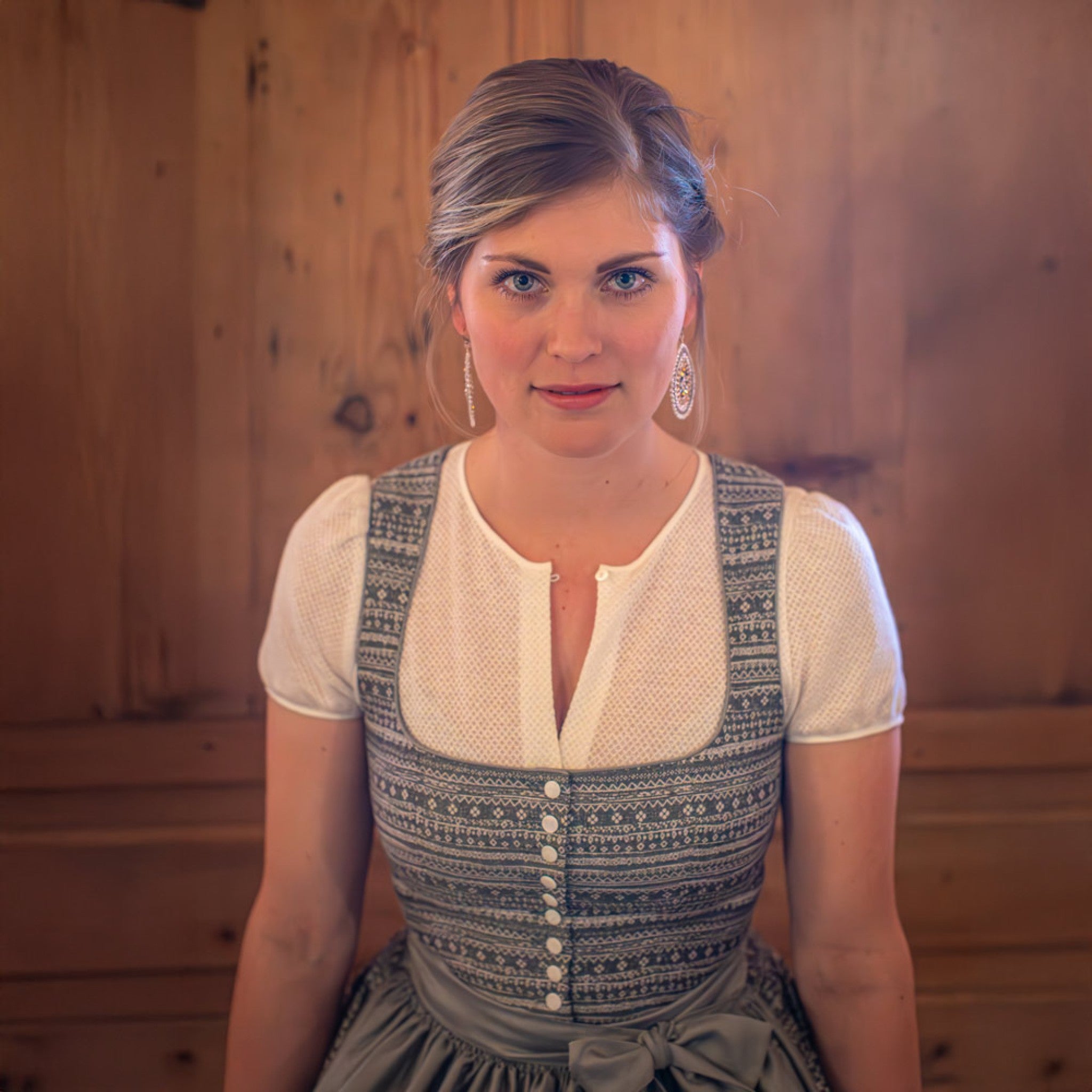 Handgmacht | Dirndl FANNY quergemustert