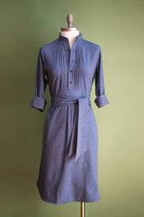 Pfoadkleid Flanell - grün/grün