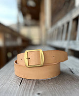 Ledergürtel (40mm) mit Schließe SCHLI - schwarz/sc