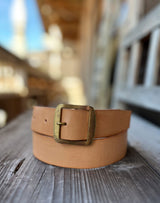 Ledergürtel (40mm) mit Schließe SOINS - schwarz/sc