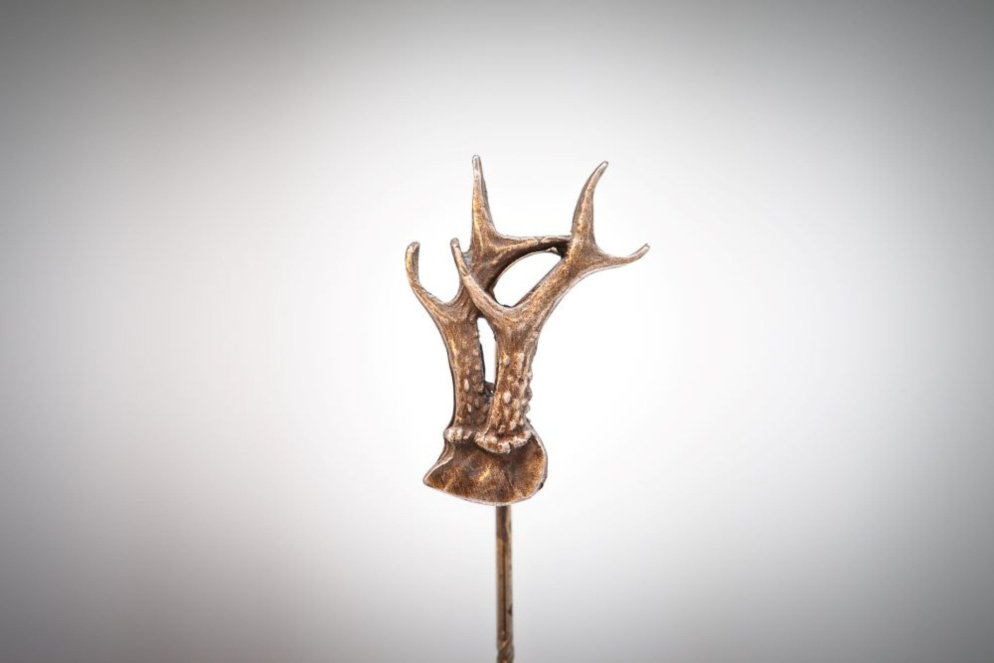 Rehkrickerl dop. 1 x 2,2cm Neusilber - neusilber/n
