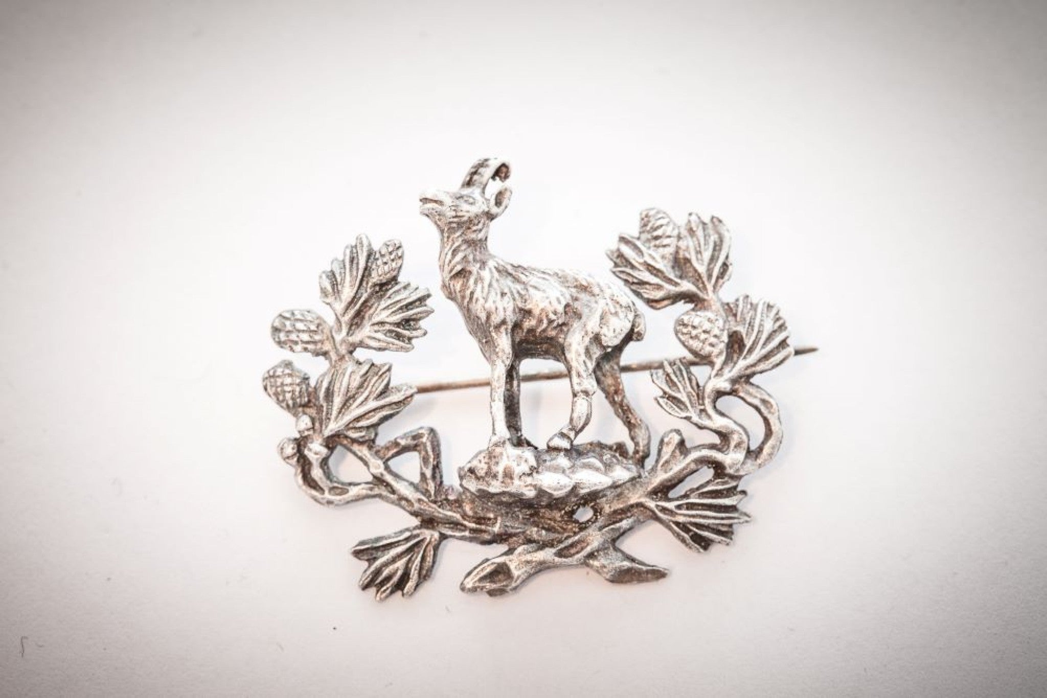 Gams Latschen 3,6 x 3cm (Neusilber) - neusilber/ne