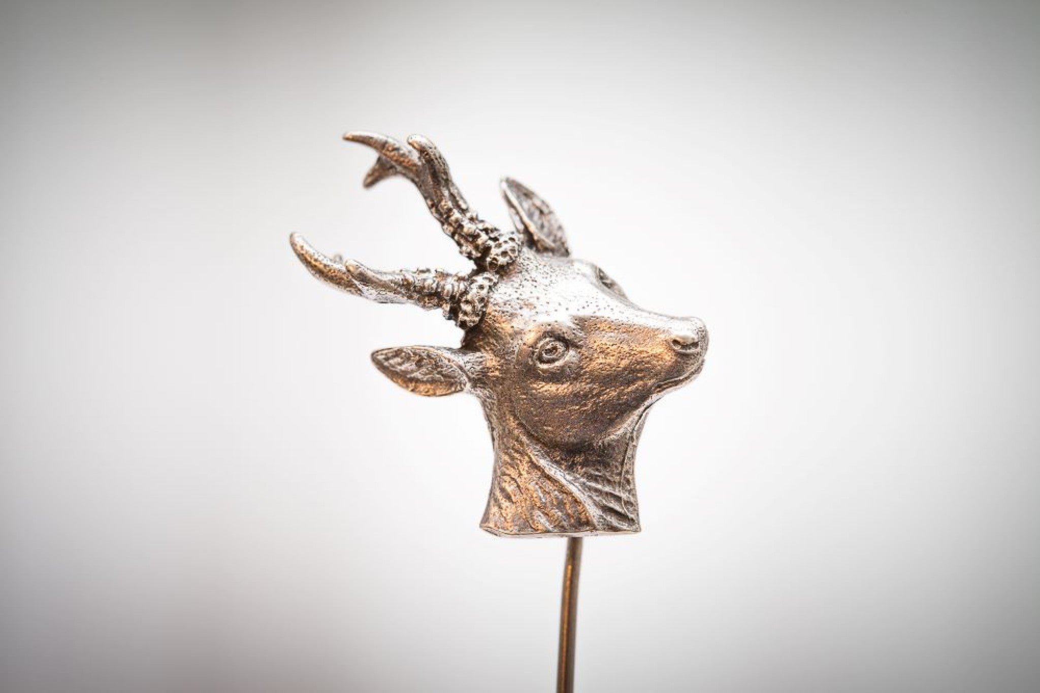 Rehhaupt 2,1 x 2,6cm Neusilber - neusilber/neusilb